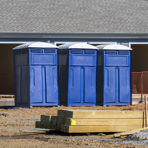 how often are the portable toilets cleaned and serviced during a rental period in Seconsett Island